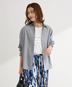 Green Parks 綿麻混シャツ