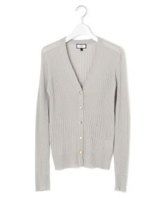 J.PRESS YORK STREET 【WOMEN】シアワイド リブカーディガン