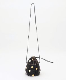 BEIGE， 【一部店舗限定】MARY AL TERNA / MOON メタルパーツショルダーバック Black