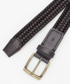 JOSEPH ABBOUD 【キングサイズ・伸びる！】ストレッチレザーベルト