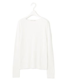 ICB 【洗える】 コットンアセテートシアー ニット