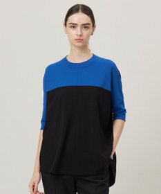 ICB 【人気のため新色追加・接触冷感・UVカット・洗える】 VIS/NYハイゲージ プルオーバー ブルー×ブラック系