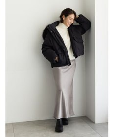 Te chichi 【宮本茉由着用】ハイネックフェザーニット