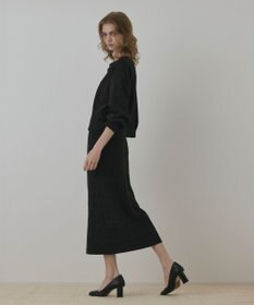 GRACE CONTINENTAL ラメカットスカート