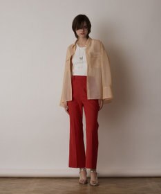 GRACE CONTINENTAL ストレッチフレアパンツ