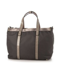LA BAGAGERIE 【エコユース】ナイロン×型押しエナメル　2WAYミニトート
