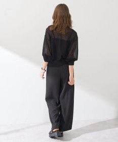 earth music&ecology 【予約】接触冷感シアークルーニットカーディガン