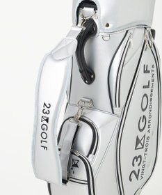23区GOLF 【UNISEX】セルフスタンドバッグ内蔵キャディバッグ キャリー付き 練習や電車移動に◎