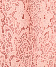 自由区 【洗える】ボタニカルレース スカート