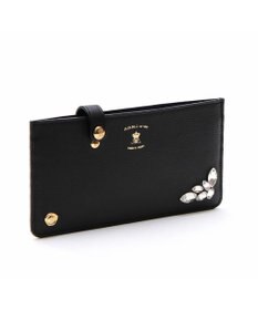 A.D.M.J. 【牛革】スパニッシュレザー/モーツァルト スワロフスキー・クリスタル付 スリムウォレット