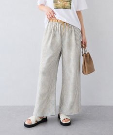 CRAFT STANDARD BOUTIQUE サッカーチェックイージーパンツ