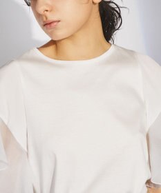 GRACE CONTINENTAL フレアスリーブカットトップ