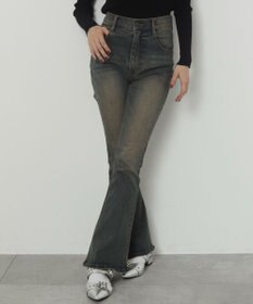 WEGO ストレッチフレアデニムパンツ