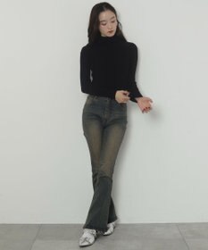 WEGO ストレッチフレアデニムパンツ