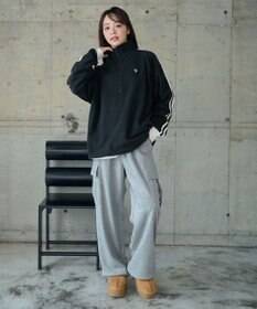 WEGO 【ユニセックス着用ITEM】USPOLOフリースハーフジッププルオーバー