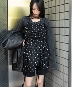 WEGO ドロストデザインキャミワンピース