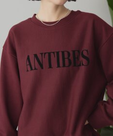 AMERICAN HOLIC Fairfield フロッキースウェットプルオーバー