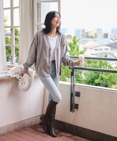 WEGO 【WEB限定/2025年秋冬新作//洗濯可/MLサイズ展開/ユニセックス着用ITEM】ドロップショルダーカーディガン