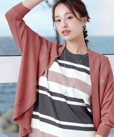 Tiaclasse L 【洗える】体型カバーも叶うドルマンニットカーディガン