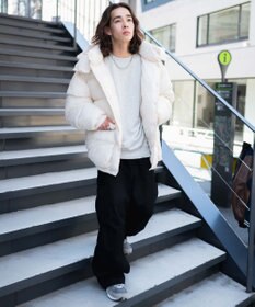 WEGO カラーナイロンパテッドブルゾン