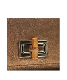 A.D.M.J. 【牛革】メタリックレザー/ラウンドターンロックショルダー