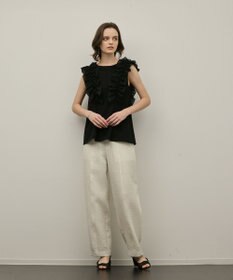 GRACE CONTINENTAL フリル切替カットトップ