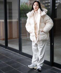 WEGO カラーナイロンパテッドブルゾン