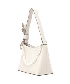 YECCA VECCA パールチャーム付きリボンベルトバッグ