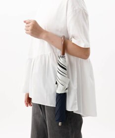 AURORA 【WEB限定】 バイカラー晴雨兼用傘（折りたたみ・トップフラット）