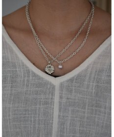 yoaa シルバー925 キクネックレス