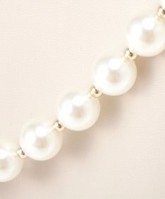 YECCA VECCA パールチャーム付きリボンベルトバッグ