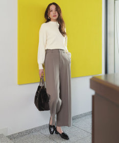 ANY SIS CICA加工 ビューティ畔ボトルネック ニット