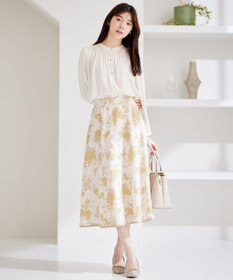 ANY SIS 【洗える】カッセンジャカード ブラウス