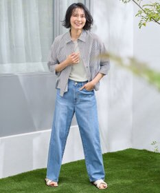 ANY コットンエアーウォッシュ5分袖シャツ