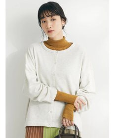 CRAFT STANDARD BOUTIQUE 裏毛リングドットカーディガン