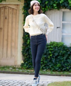 ANY SIS 【洗える】冬のシャルマン パフスリーブ ニット