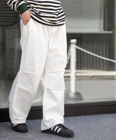 WEGO バックサテンワイドミリタリーパンツ