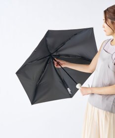 MOONBAT 【遮光100％/UV100%】エスタ (estaa) にゃんこミニ 折りたたみ傘 日傘 軽量 晴雨兼用 猫 ネコ