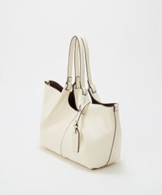 TOPKAPI 【TREASURE TOPKAPI】ソフトレザー センターステッチ 2way トートバッグ