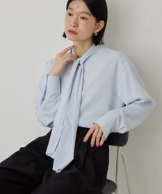AMERICAN HOLIC 【イージーケア】ナロータイブラウス