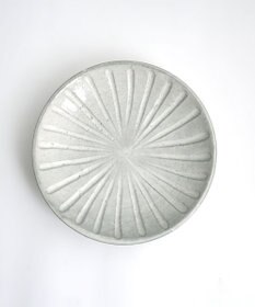 たち吉 【たち吉】粉引彫文中皿〈2枚〉美濃焼