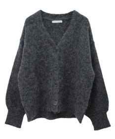 Green Parks 毛ふきシャギーＶネックカーディガン