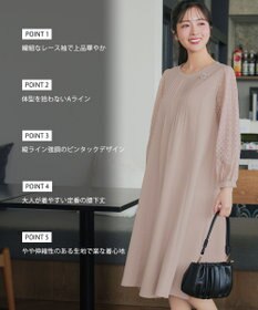 Tiaclasse レーススリーブワンピース