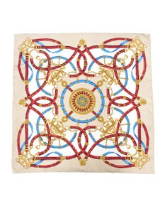 Marca 【Marcaオリジナル】ビット・ベルト 大判 シルクツイル スカーフ