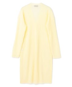 uncrave シアーニット リブロングカーディガン