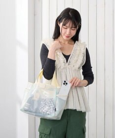 ROOTOTE 3670【仕切り+自立】LT.デリ.パルーティ.クリア-A