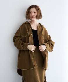 YECCA VECCA コインフリンジオーバージャケット
