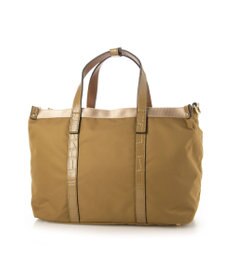 LA BAGAGERIE 【エコユース】ナイロン×型押しエナメル　2WAYミニトート