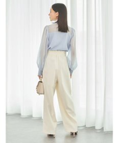 earth music&ecology シアードッキングブラウス