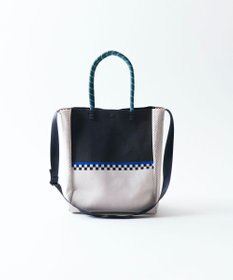 TRICOTE CHECKER LINE 2WAY TOTE BAG／チェッカーライン2WAYトート
